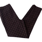 Susan Graver  Brown Eastern Print Pull‎ On Ankle Pants Photo 0