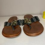Naya Leather and Mother of Pearl Slide Sandals Size 7.5 Photo 3