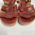 Ecco ‎ red leather sandals size 36 Photo 2