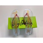 Sam Edelman Dean Clear Pink Jelly Flip Flop Sandals Women's Size 10 Photo 4