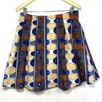 Nu New York  M Miniskirt Flare Skater Pattern Print‎ Lined Photo 0