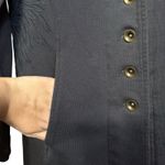 Soft Surroundings  Embroidered Jacket Cardigan Small Gray Military Grunge Goth Photo 4