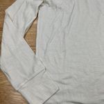 Wild Fable  Women's Off-White Long Sleeve Oversized T-Shirt - Size Small - NWT Photo 4