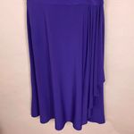 Ralph Lauren  Dress Faux Wrap Jersey Size 10 MENDED Knee Length Hem Office Career Photo 5