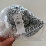 Loft NWT  Dumpling Bag/Clutch Sparkly Silver Photo 3