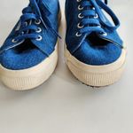Superga Cotu Sneaker Lace Up Denim Blue Womens Size 7.5 Mens Size 6 Athletic Photo 3
