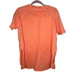Zenana Outfitters Crewneck Shirt Top Women's Size Large Orange Reverse Stitch Tee Stretch Photo 2