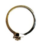 A monogram rhinestone ring Silver Photo 2