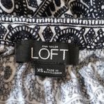 Loft  Boho Black White Print Shorts Romper Photo 4