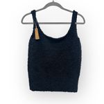 SKIMS  Cozy Knit Cropped Tank Top Black – Size L/XL - NWT Photo 4