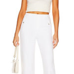 Spanx  Stretch Twill Cropped Wide Leg Bright White Comfort Business Casual Pant Photo 0