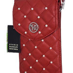Badgley Mischka  Red Crossbody Bag NWT Phone Case Bag Christmas Gift Photo 0