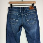 Lucky Brand Sweet N Low Bootcut Jeans Sz 4 Dark Wash Raw Hem Photo 7