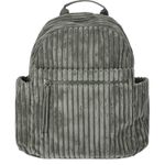 No Boundaries  Faux Fur Shearling Backpack Hands Free Olive Zip Pockets NWT Purse Photo 0