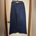 Gap  Y2K Skirt Denim Maxi Straight Pencil Vintage Modest Back Slit Size 8 Photo 1