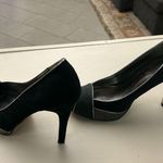 Anne Michelle Black Stiletto Peep-Toe Heels size 9 great shape Photo 3