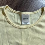 Blair Yellow basic top size large petite Photo 2