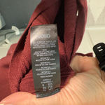 ASOS  Knit Maroon Square Neckline Long Sleeve Sweater Dress Size 6 NWOT Photo 10