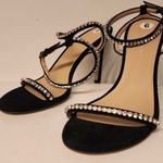 Stuart Weitzman Dancer Crystal 95 Sandal Women’s Black Strappy Heels Size 6 Photo 4