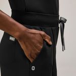 FIGS  High Waisted Salina FORMx Wide Leg Scrub Pants in Black, Size Large Photo 4