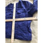 Ruby Rd  Blazer 16 Purple Textured Fabric Long Sleeves Women Jacket Open Front Photo 8