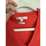 Peter Millar  Women's Merino Wool Long Sleeve V Neck Sweater Orange Size Small Photo 5