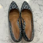 Vionic  Mia Snakeskin Print Leather Almond Toe Heels Size 9 Wide Photo 3