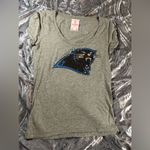 PINK - Victoria's Secret Sequin Carolina Panthers Pink XS Grey Tee Photo 6