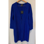 St. John Collection   Architectural Ottoman Knit Jacket  in Vivid Blue (6) Photo 5