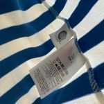 Ganni  Blue and White Striped Top S Photo 3