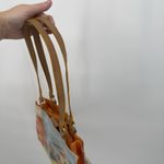 Vintage Style Colorful Illustration Vacation Beach Cafe Shoulder Bag Y2k PVC Orange Photo 7