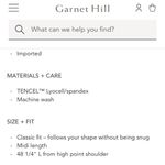 Garnet Hill  Swing Midi Dress with Mock Neck Photo 2