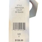 H by Halston NWT  Black Sheer Ruffled Mini Dress Flare Sleeve Waist Tie Size 6 Photo 7