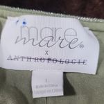 Anthropologie x Mare Mare Ruched Ruffled Mini Skirt Moss Photo 5