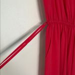 Calvin Klein NWT chic hot pink pantsuit with v-neck Photo 8