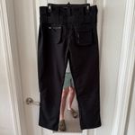 Johnny Was Pete & Greta Black Utility Cargo Pants Size 8 Photo 3