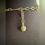 Vintage gold chain link diamanté choker necklace Photo 2