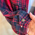 Levi's Levi’s Women’s Plaid Cabin Cinch Waist Jacket Red Black Size Small 💛 Photo 6