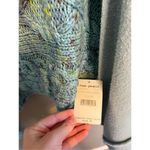 Free People Honey Cable Knit Sweater Size XS Oversized NWT Siren Blue Photo 3