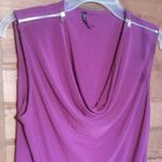 Bleeker and McDougal Cowl Neck Blouse Purple Size M Photo 0
