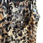 G by Guess Y2K  Animal Print Sleeveless Top semi sheer size M Photo 3