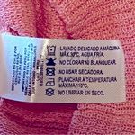 ALANIZ ruffled asymmetric pullover sweater, lightweight, pink, size M Pink Size M Photo 9