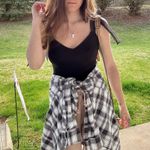 Blue Blush Black Tie Mesh Bodysuit  Photo 5