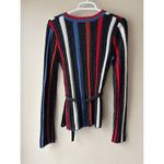 & Other Stories & Other Stories Wool Blend Belted Glitter Striped Sweater Women's Size Small Photo 1