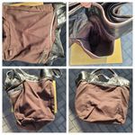 Kooba "Tracy" black with silver piping Hobo Tote bag Photo 10