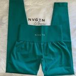 NVGTN Solid Seamless Leggings Large Emerald Photo 2