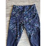 Marika‎ Activewear Capri Leggings Crop Pants Small Vented Navy Blue Athletic Photo 2