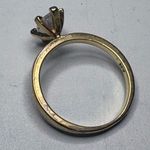 Vtg NV Nevada Silver Mines Gold Tone Marquise CZ Ring size 7 Photo 5