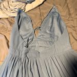 Lulus  Bridesmaid Dress Blue Dusty Photo 2