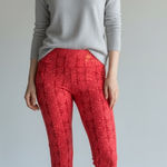 LuLaRoe Red Cupid Valentine Leggings SIZE T&C size 12-18 Photo 0